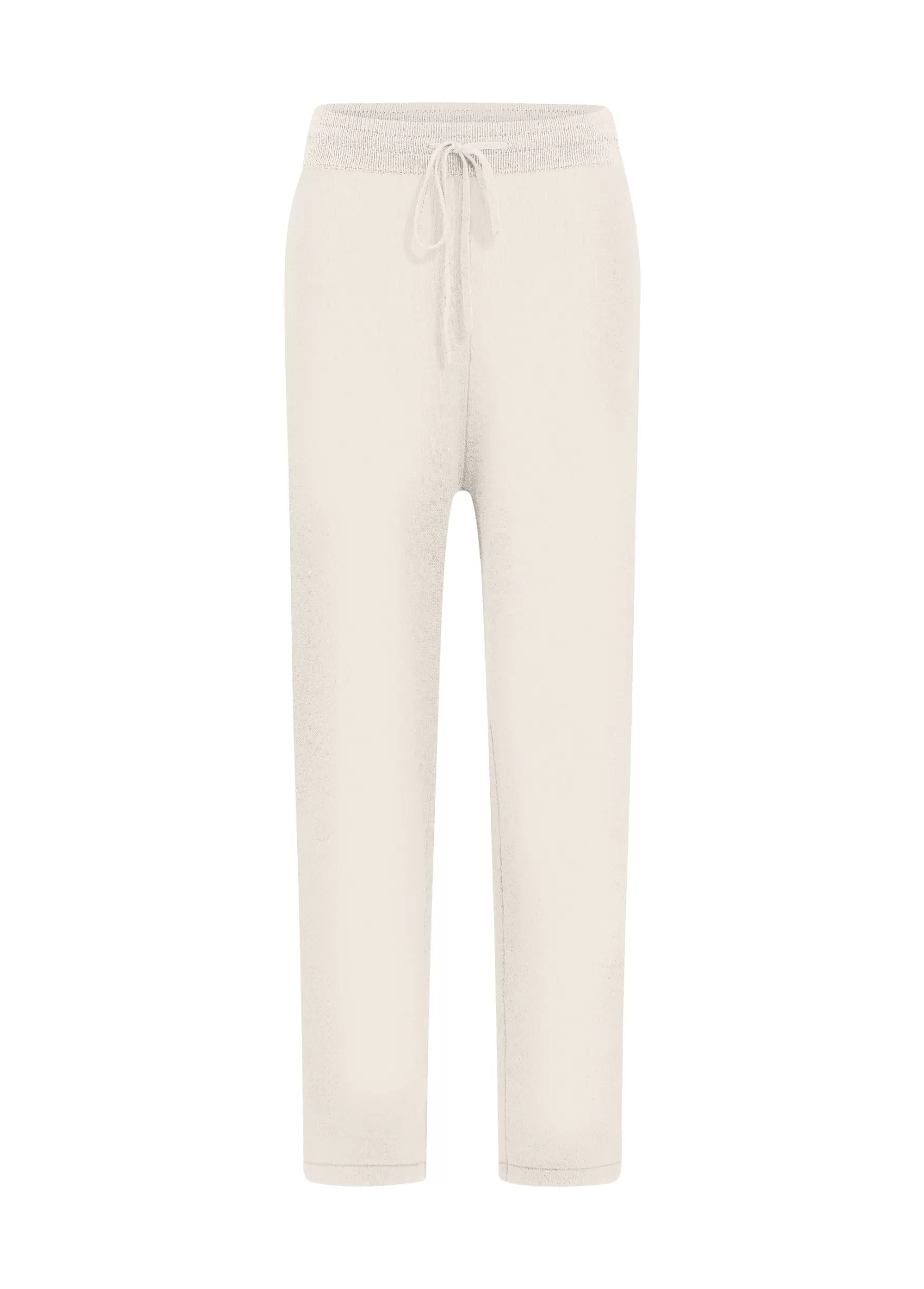 Best DEHA Knitted Carrot Pants White Milk White