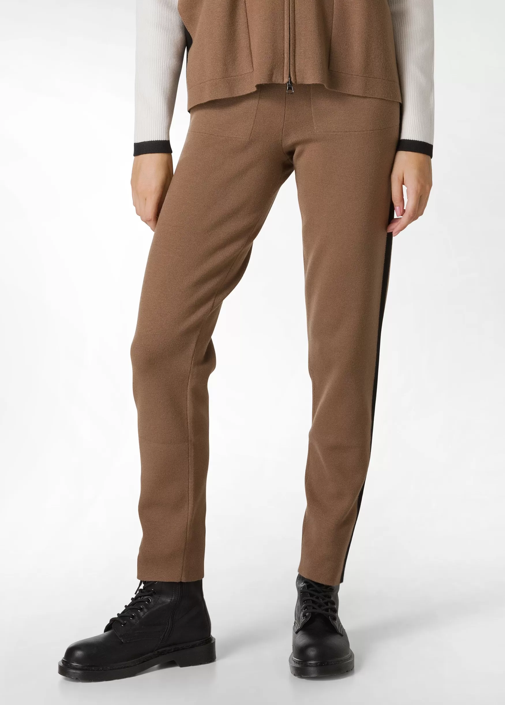Discount DEHA Knitted Pants Brown Biscuit Brown