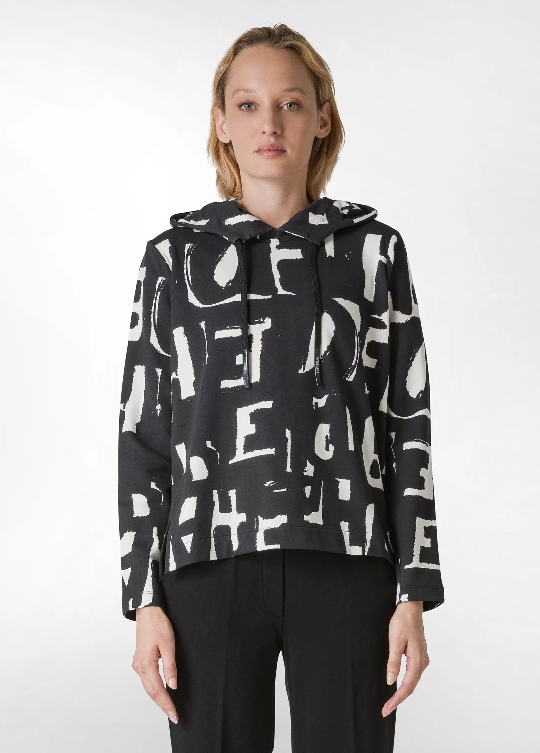 Best Sale DEHA Lettering Hoodie White Milk White