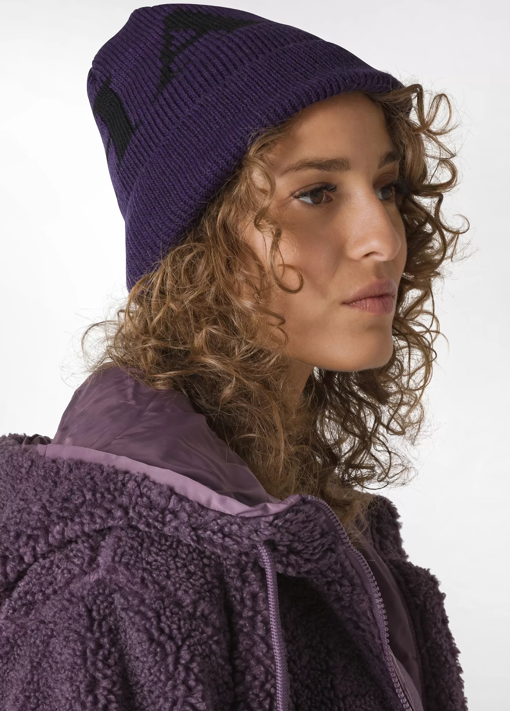 Fashion DEHA Logo Hat Purple Aubergine Violet