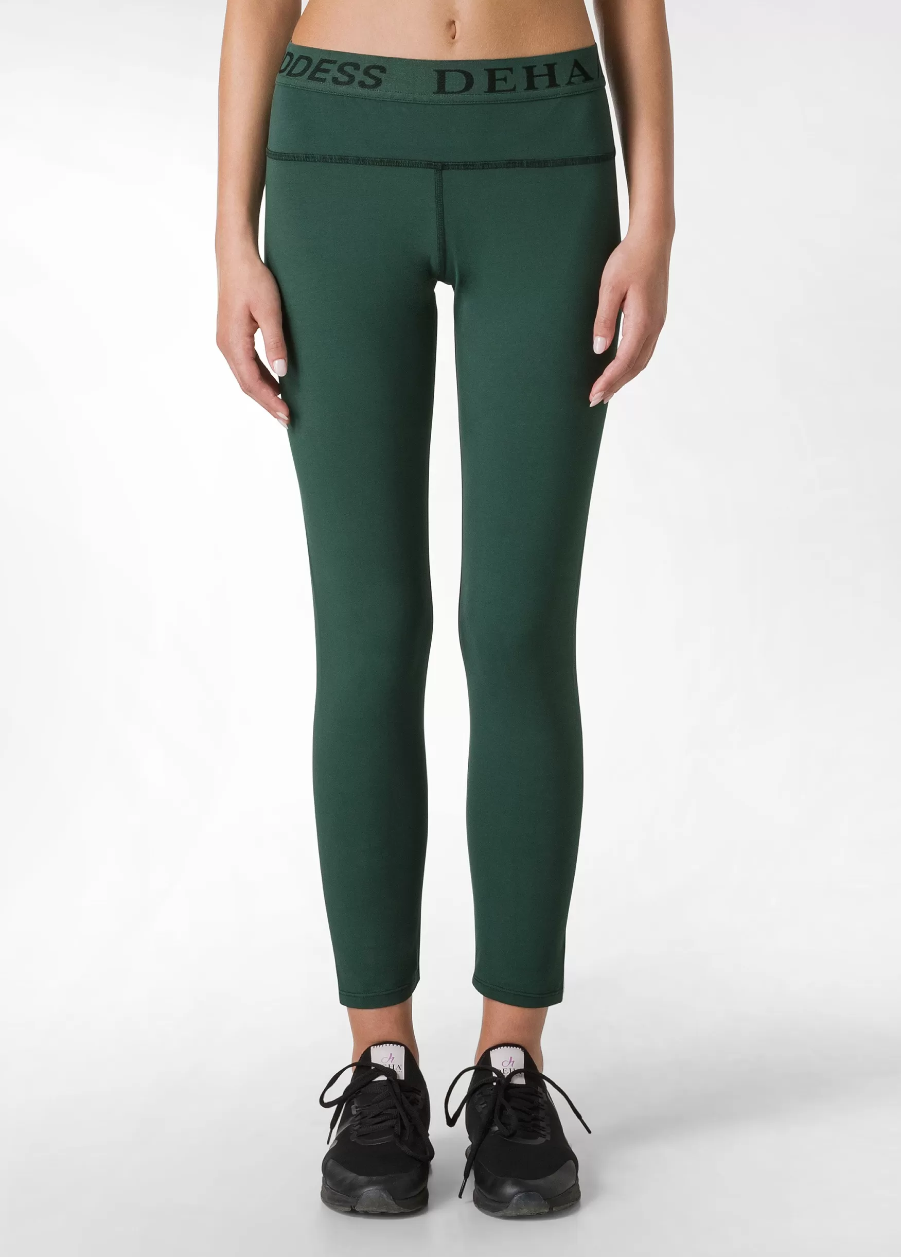 Flash Sale DEHA Logo Leggings Green Forest Green