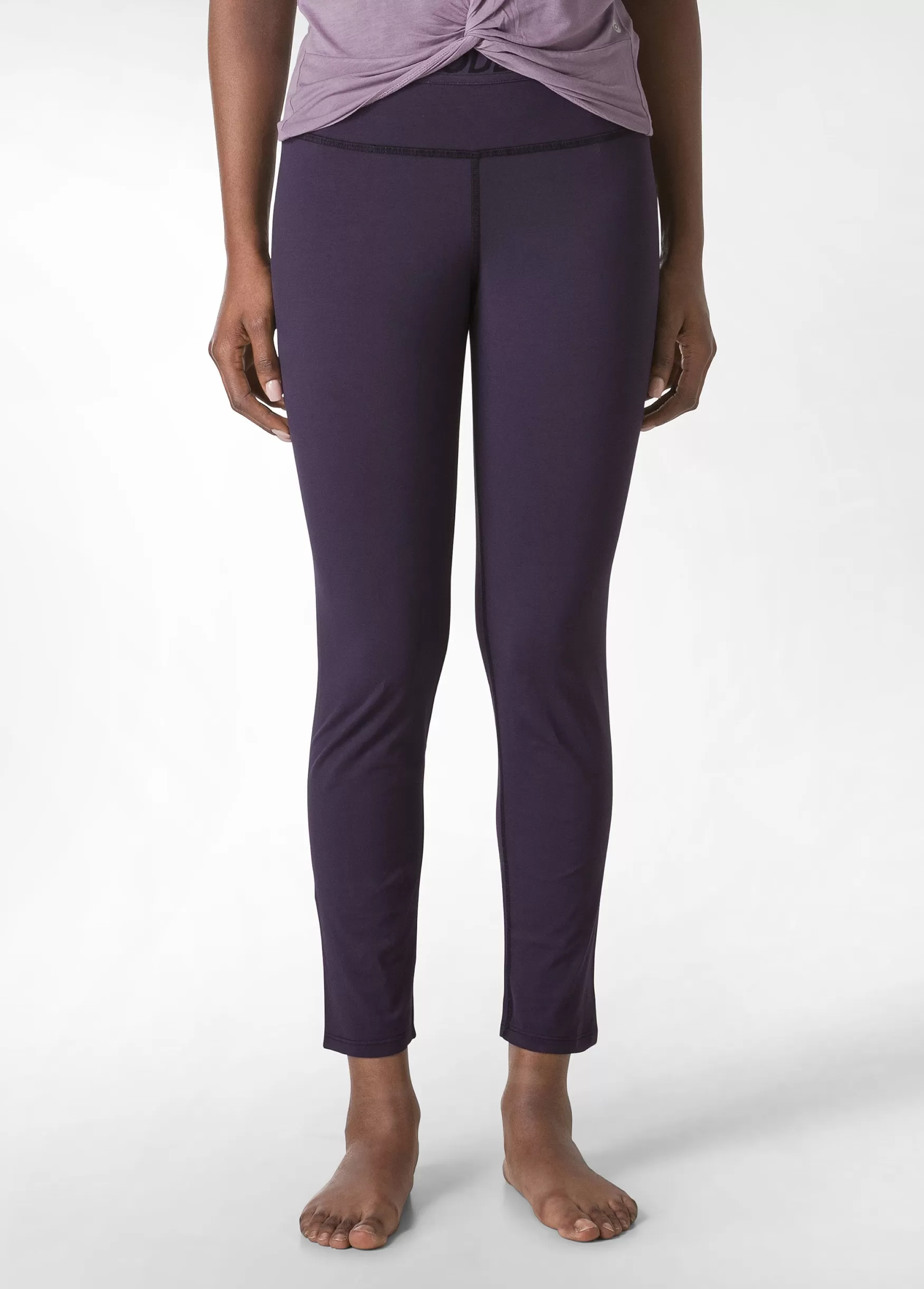 New DEHA Logo Leggings Purple Aubergine Violet