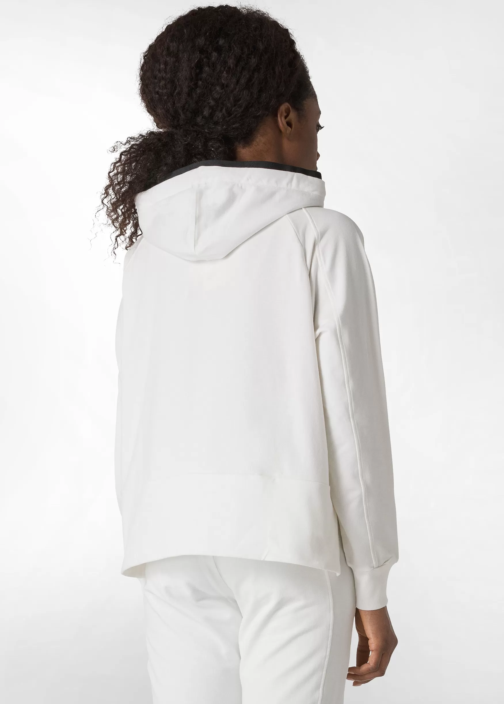 Clearance DEHA Logo Taping Full Zip Hoodie White Milk White