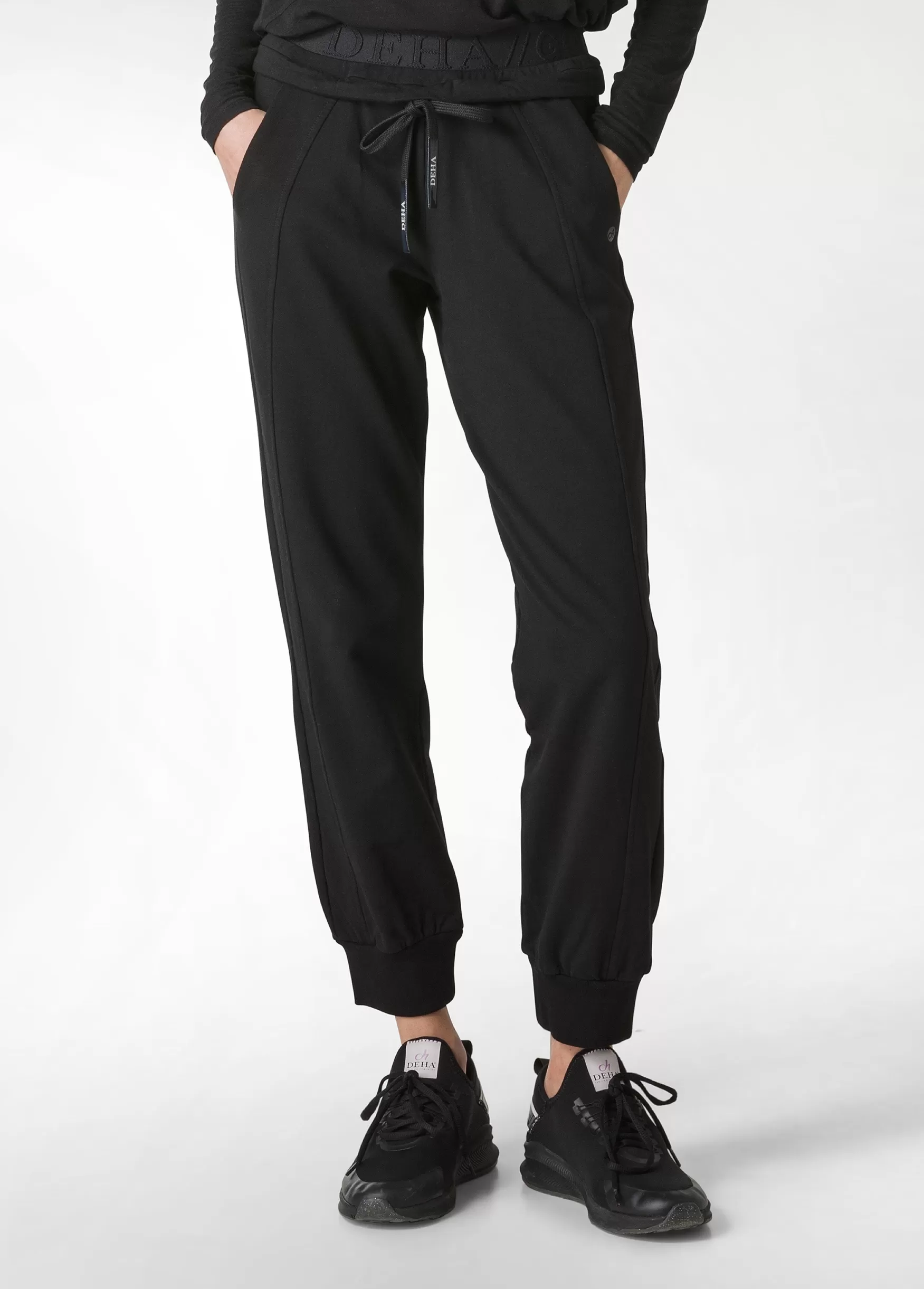 Best Sale DEHA Logo Taping Jogger Pants Black