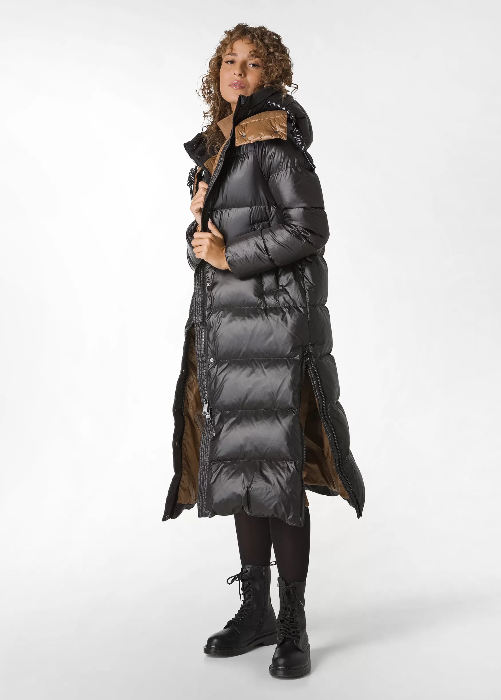 Best DEHA Long Down Jacket Black