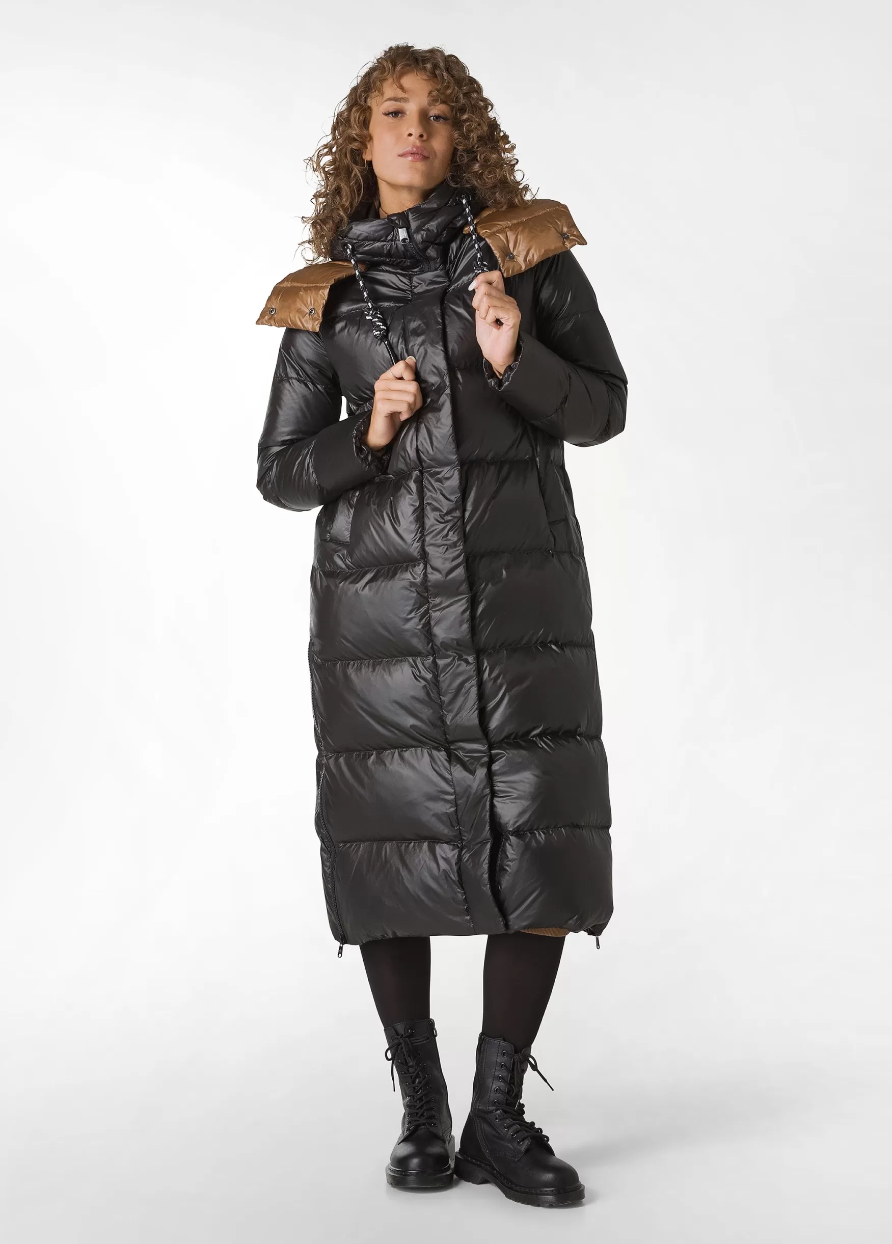 Best DEHA Long Down Jacket Black