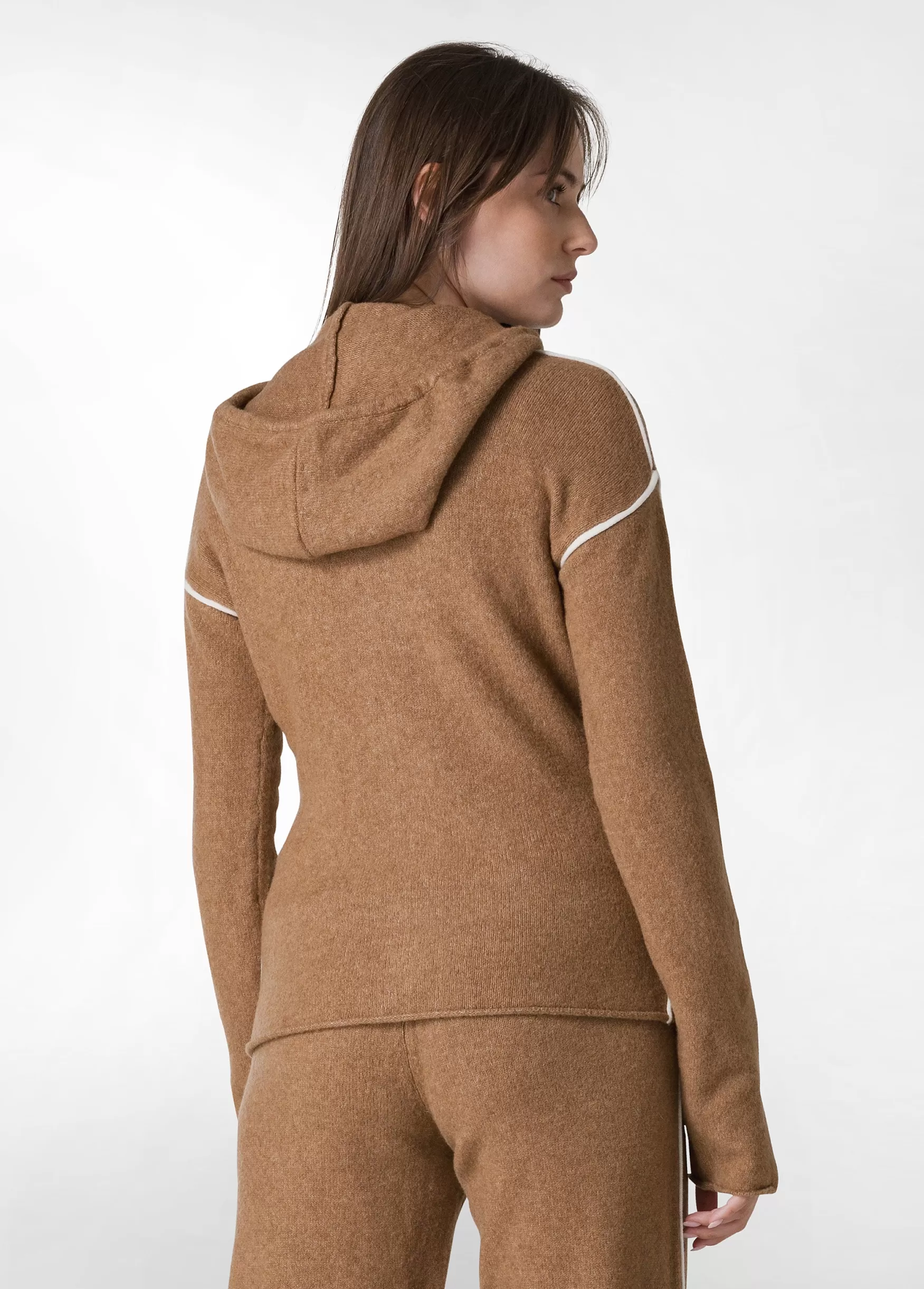 Cheap DEHA Lounge Full Zip Cardigan Brown Biscuit Brown