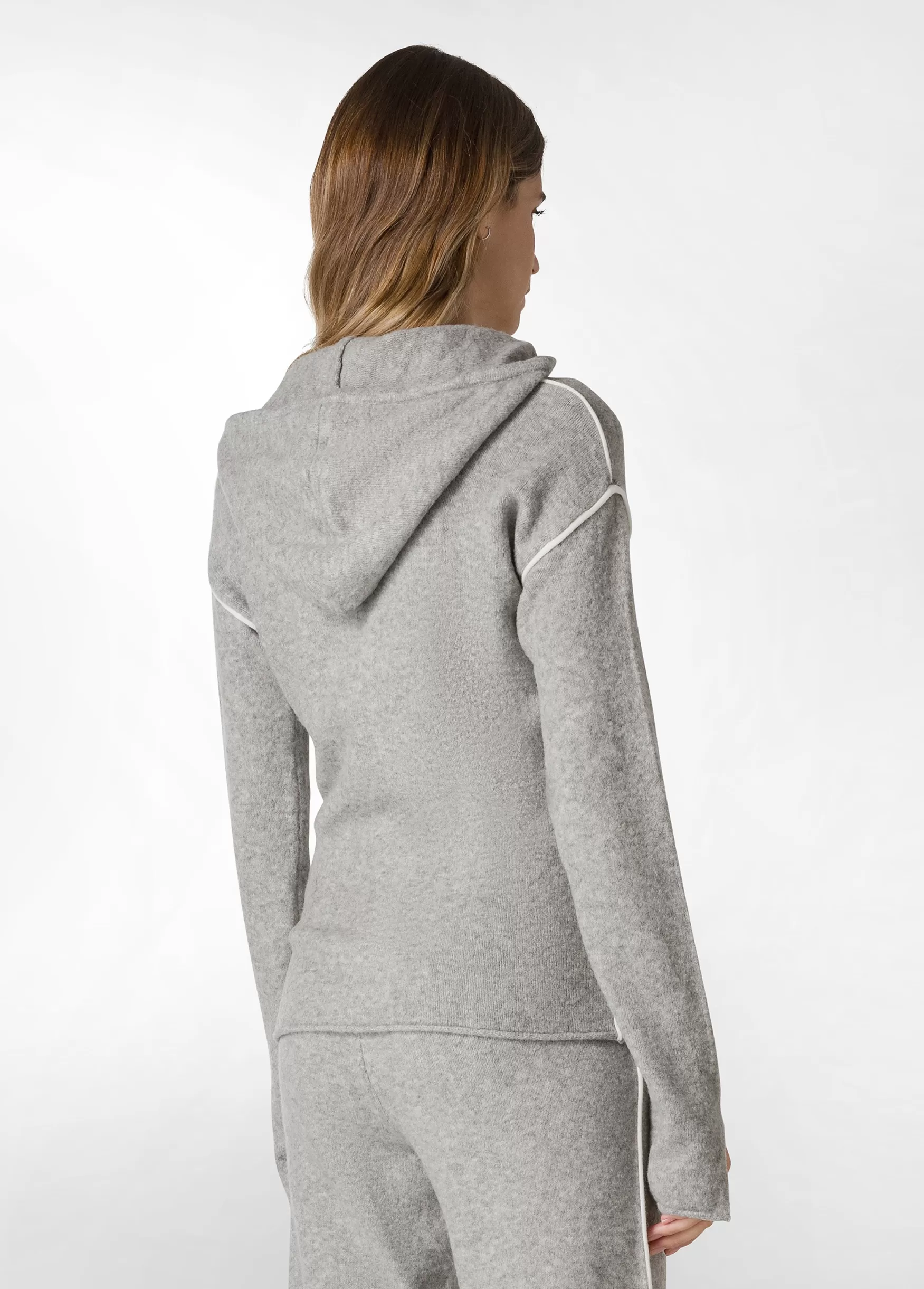 Store DEHA Lounge Full Zip Cardigan Grey Grey Melange