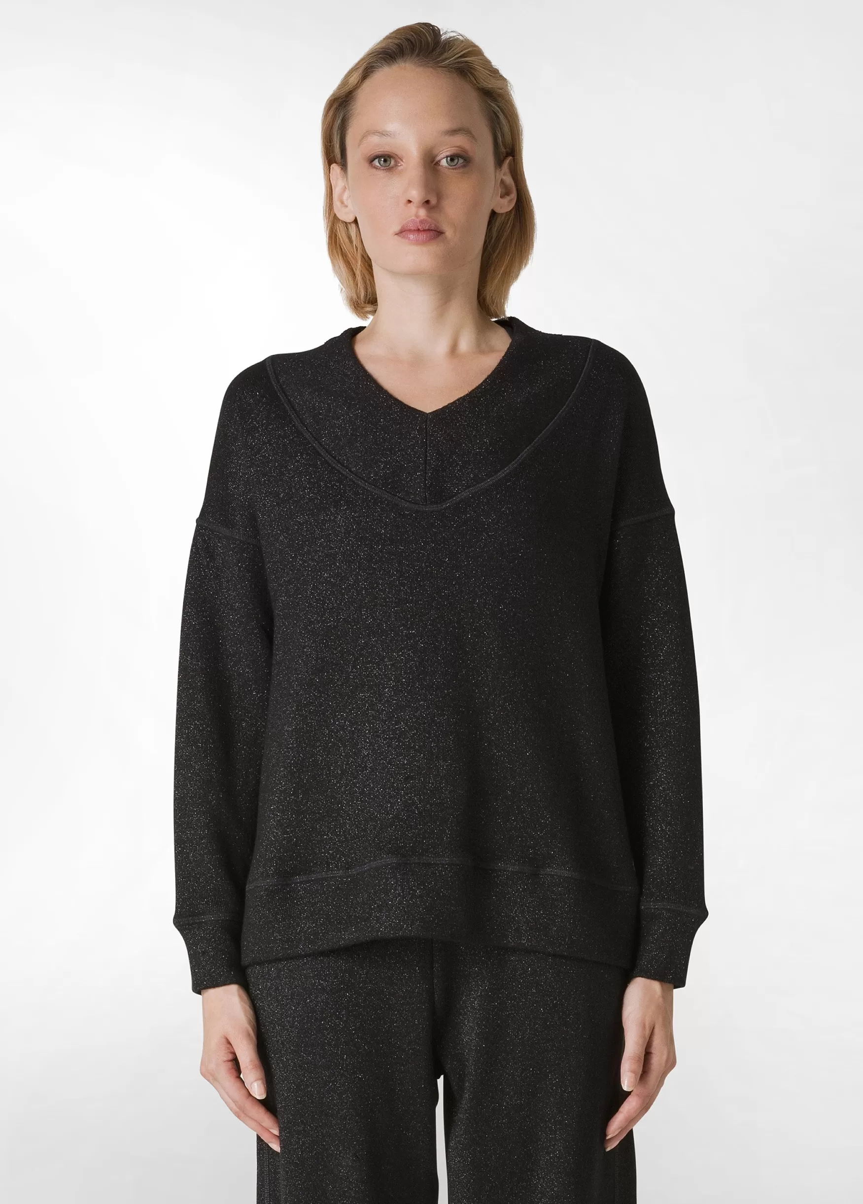 Flash Sale DEHA Lurex Sweatshirt Black