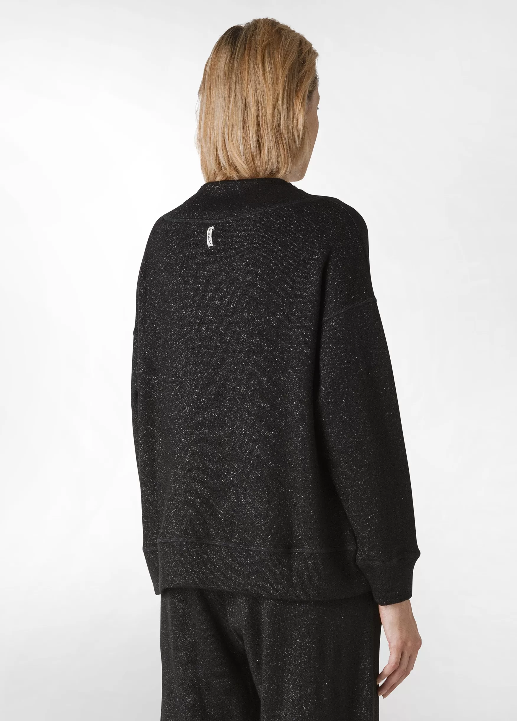 Flash Sale DEHA Lurex Sweatshirt Black