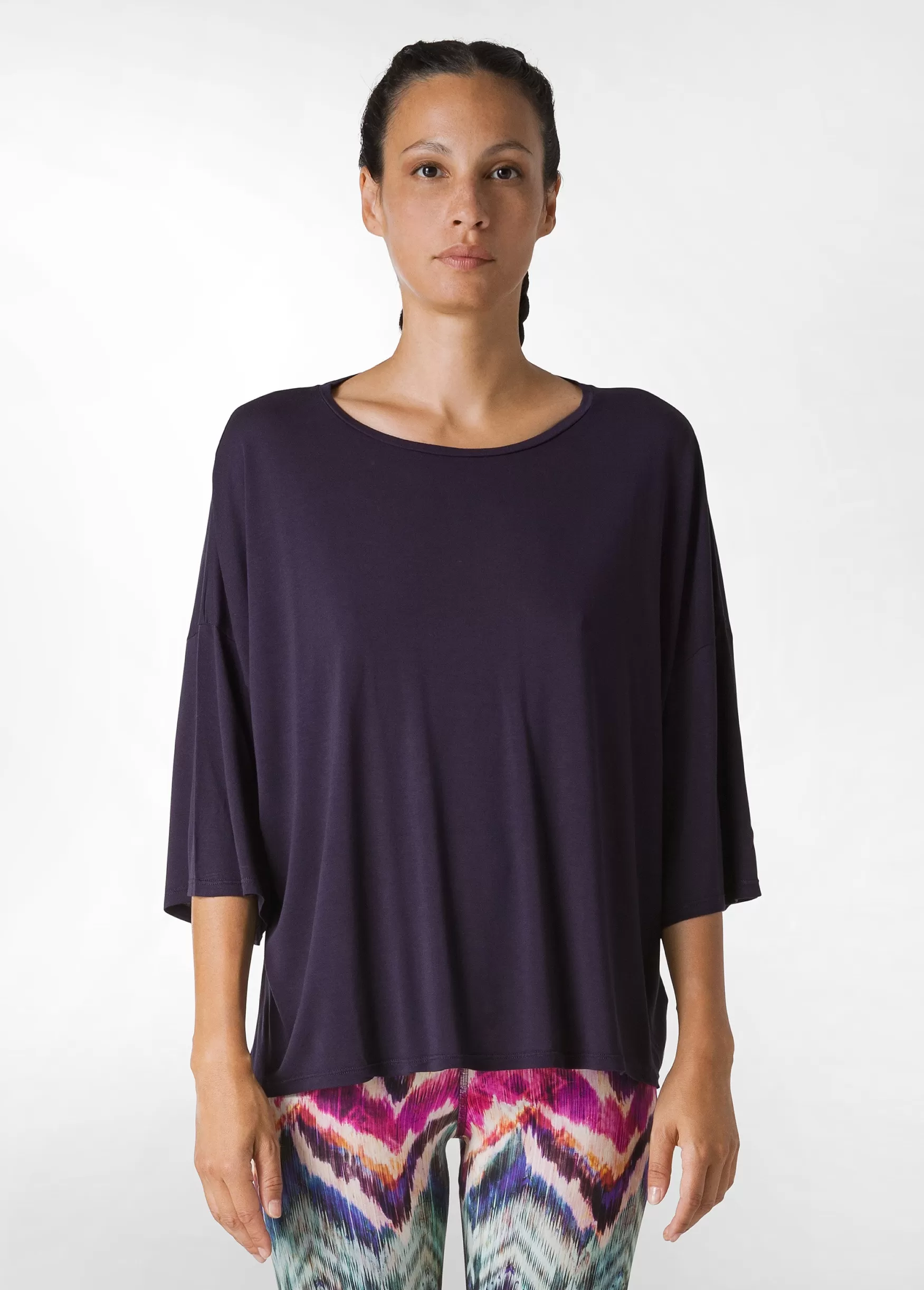 Hot DEHA Oversize Viscose T-Shirt Pink Deco' Rose
