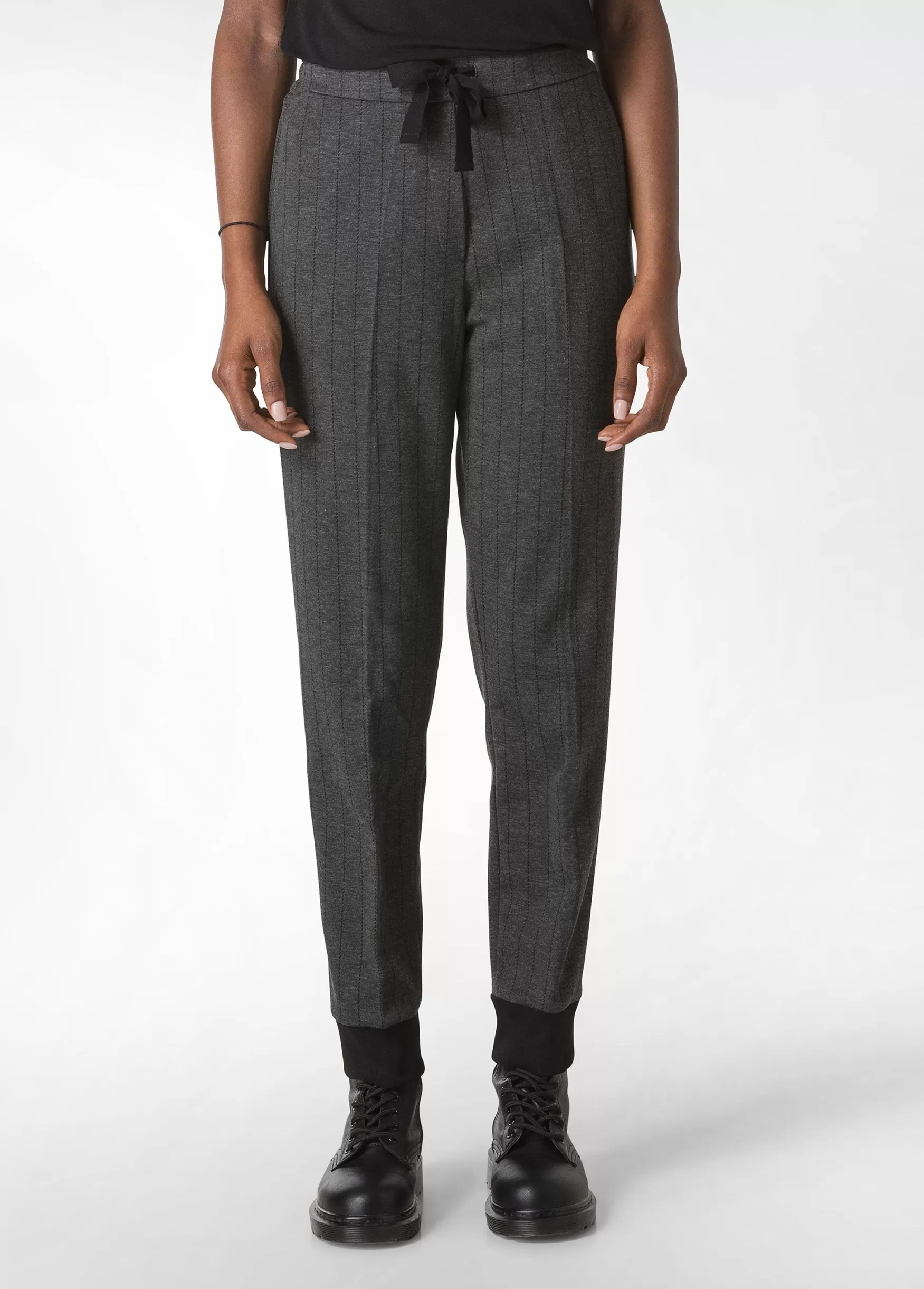 Store DEHA Pinstriped Jogger Pants Grey Dark Grey Mel