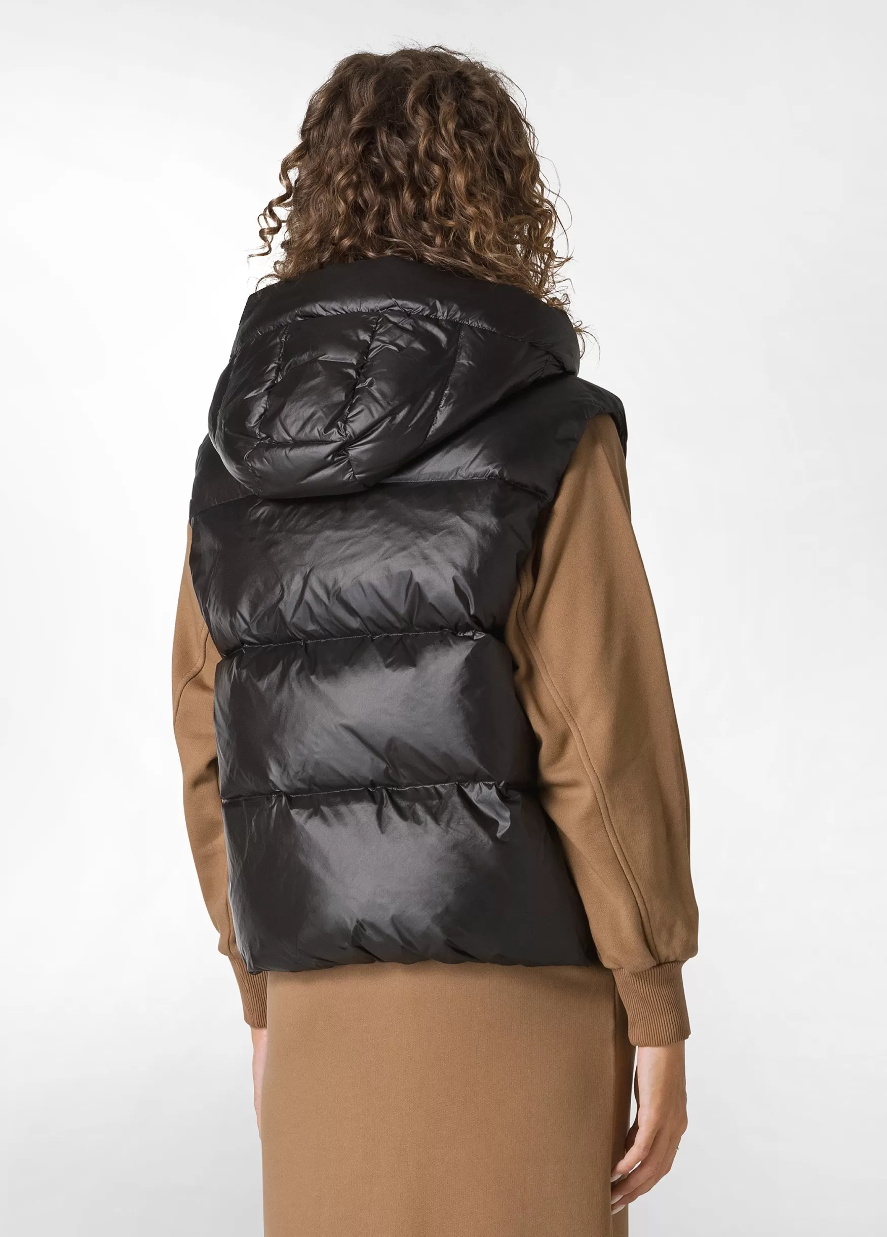 Cheap DEHA Puffer Down Gilet Black