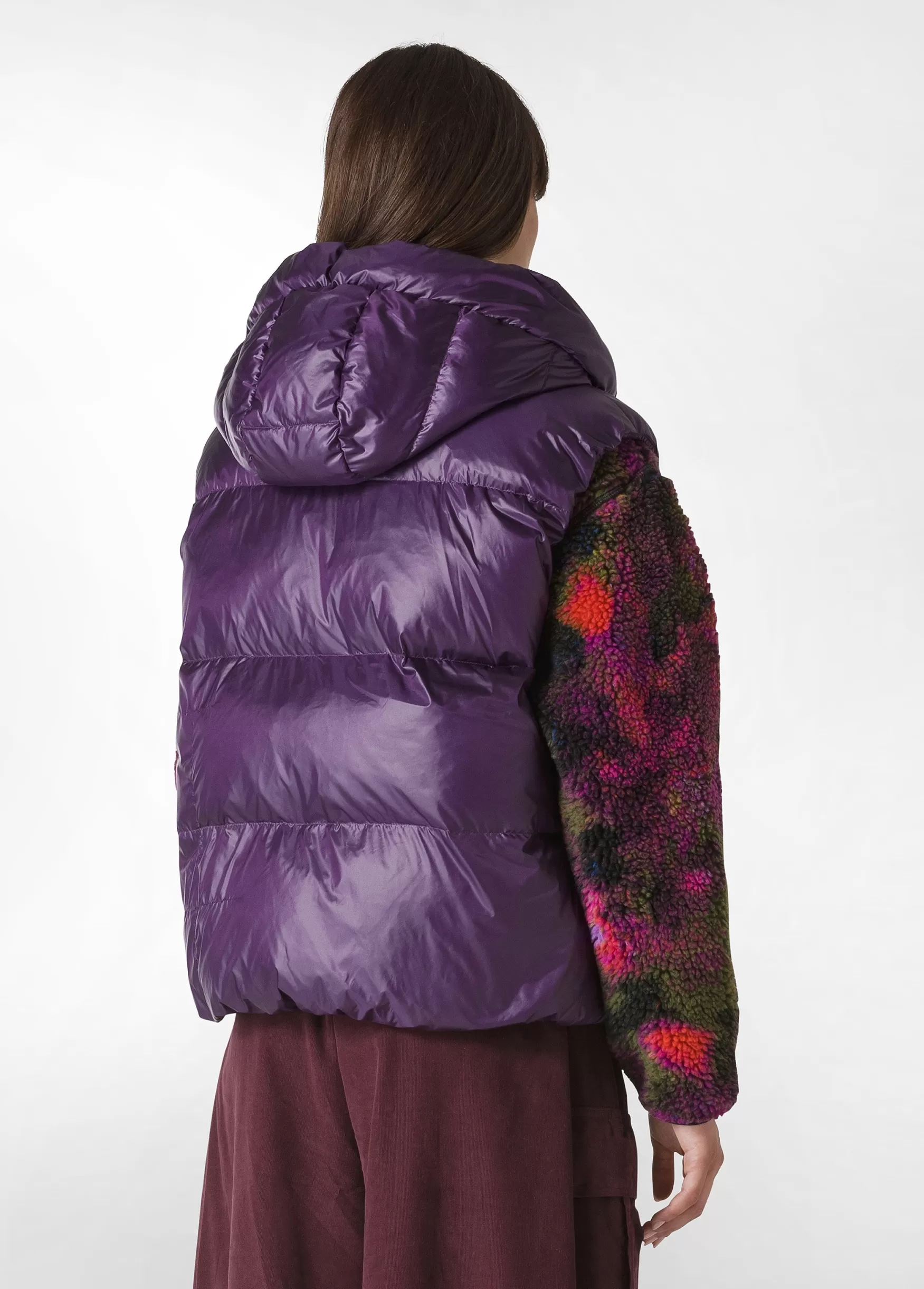 Discount DEHA Puffer Down Gilet Purple Viola