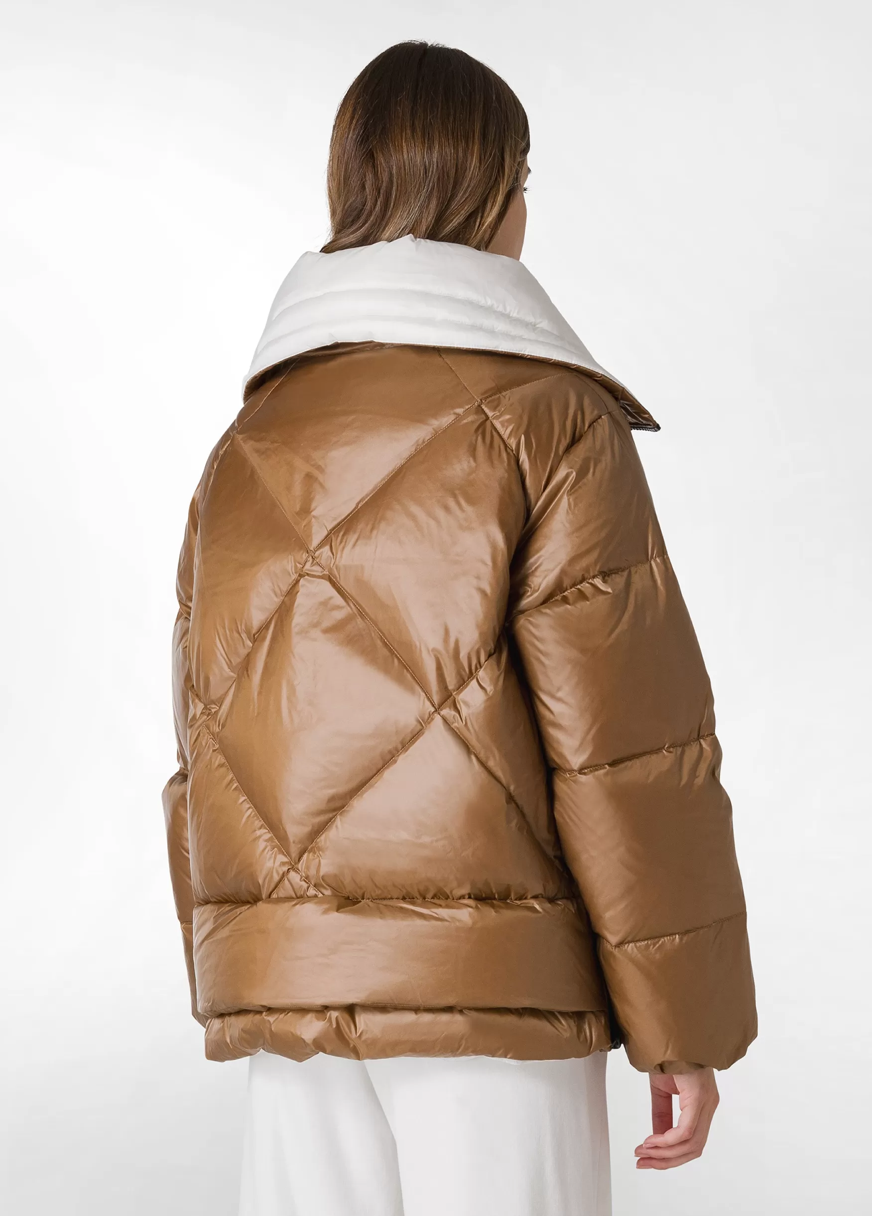 Best DEHA Puffer Down Jacket Brown Biscuit Brown
