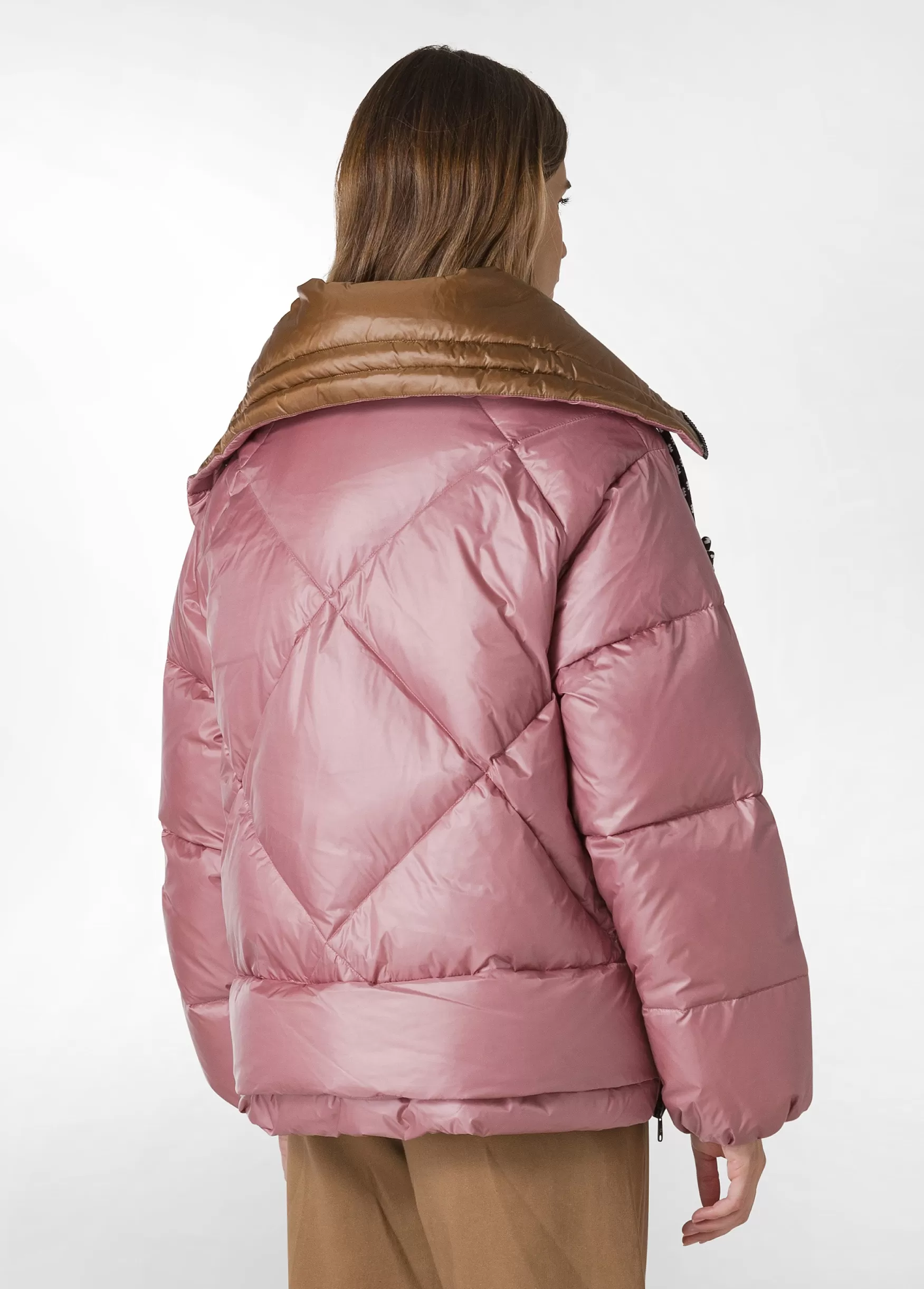 Clearance DEHA Puffer Down Jacket Pink Deco' Rose