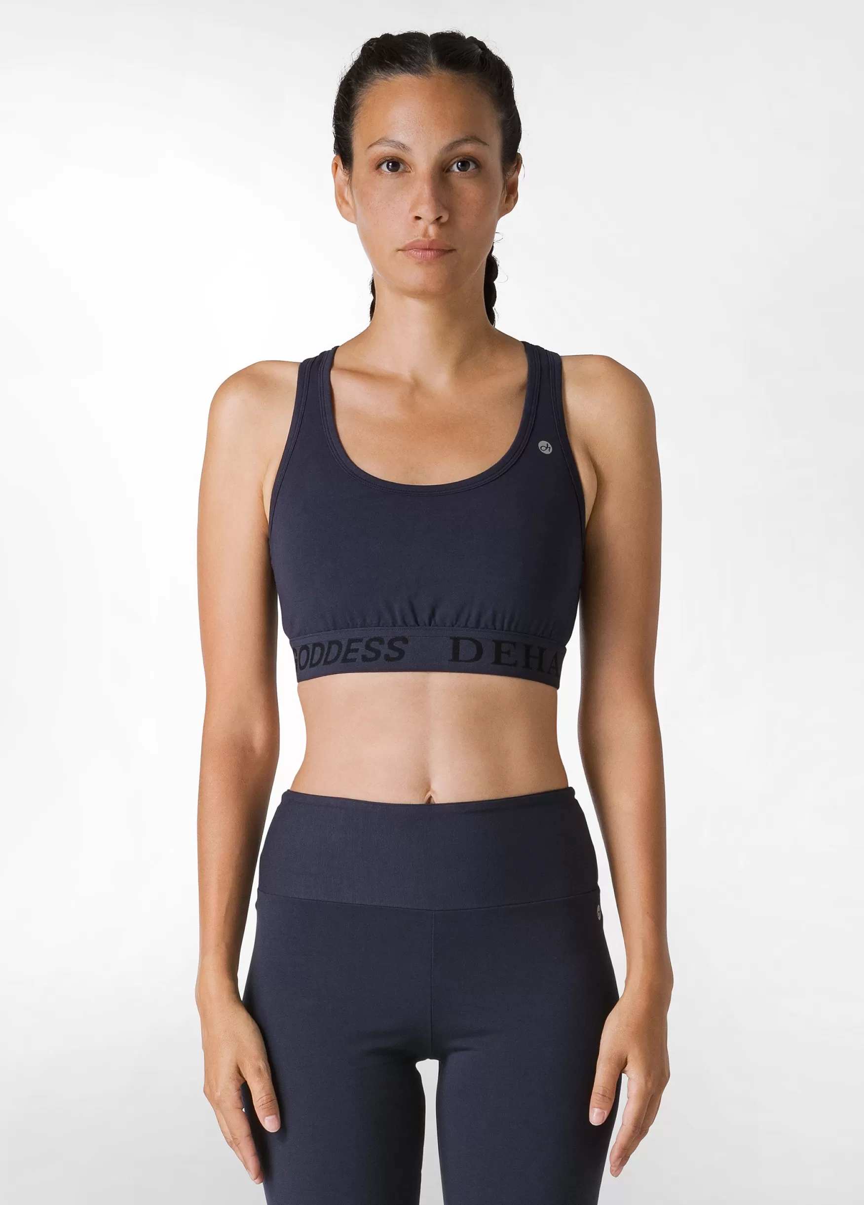 Hot DEHA Racer Back Sport Bra Blue Blue Night