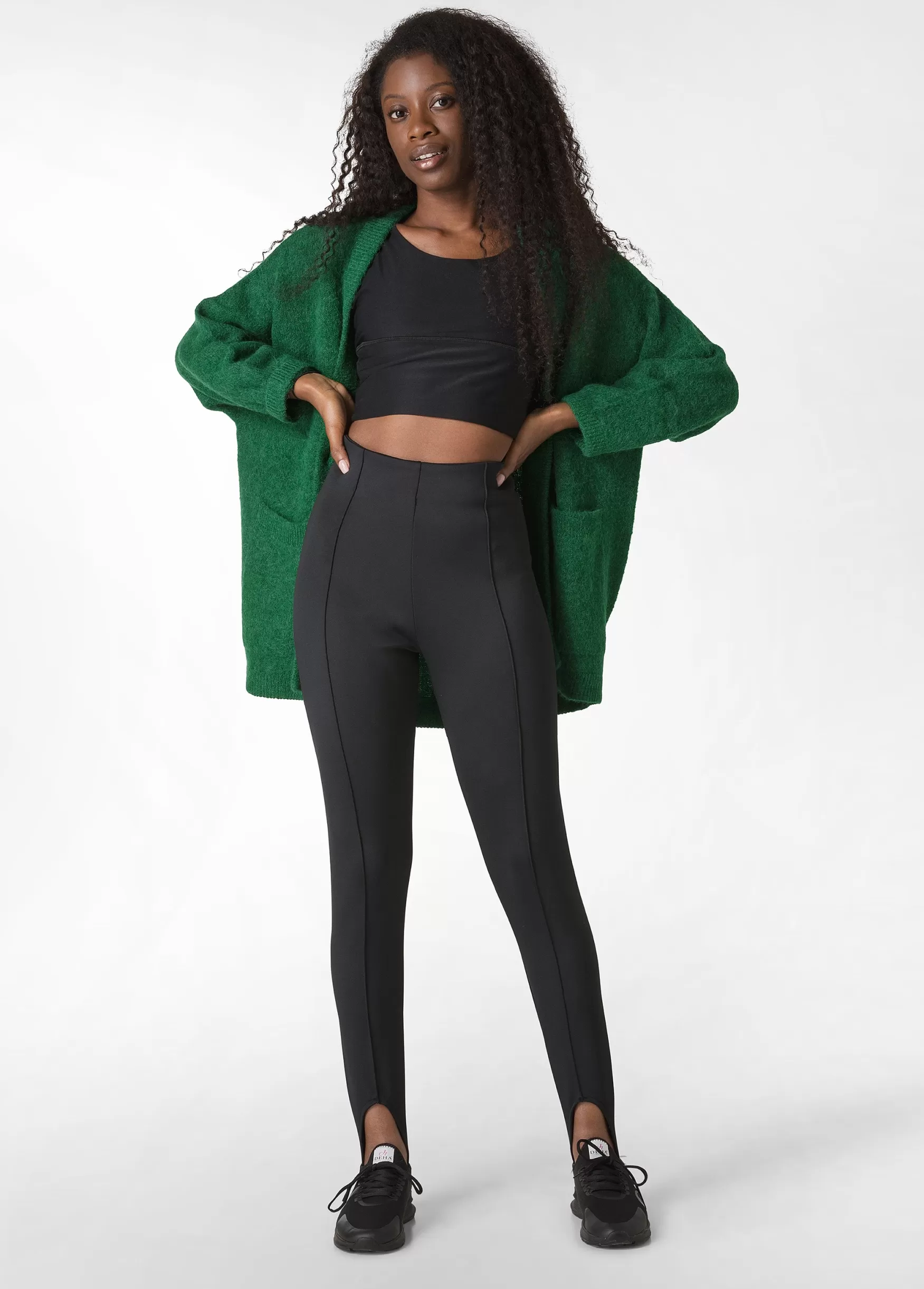 Cheap DEHA Scuba Stirrup Leggings Black