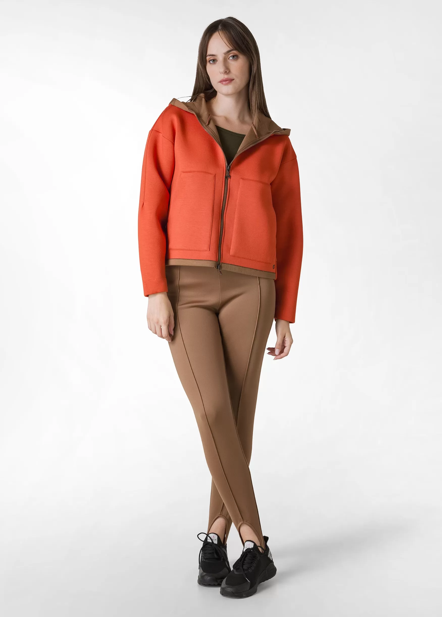 Best DEHA Scuba Stirrup Leggings Brown Biscuit Brown
