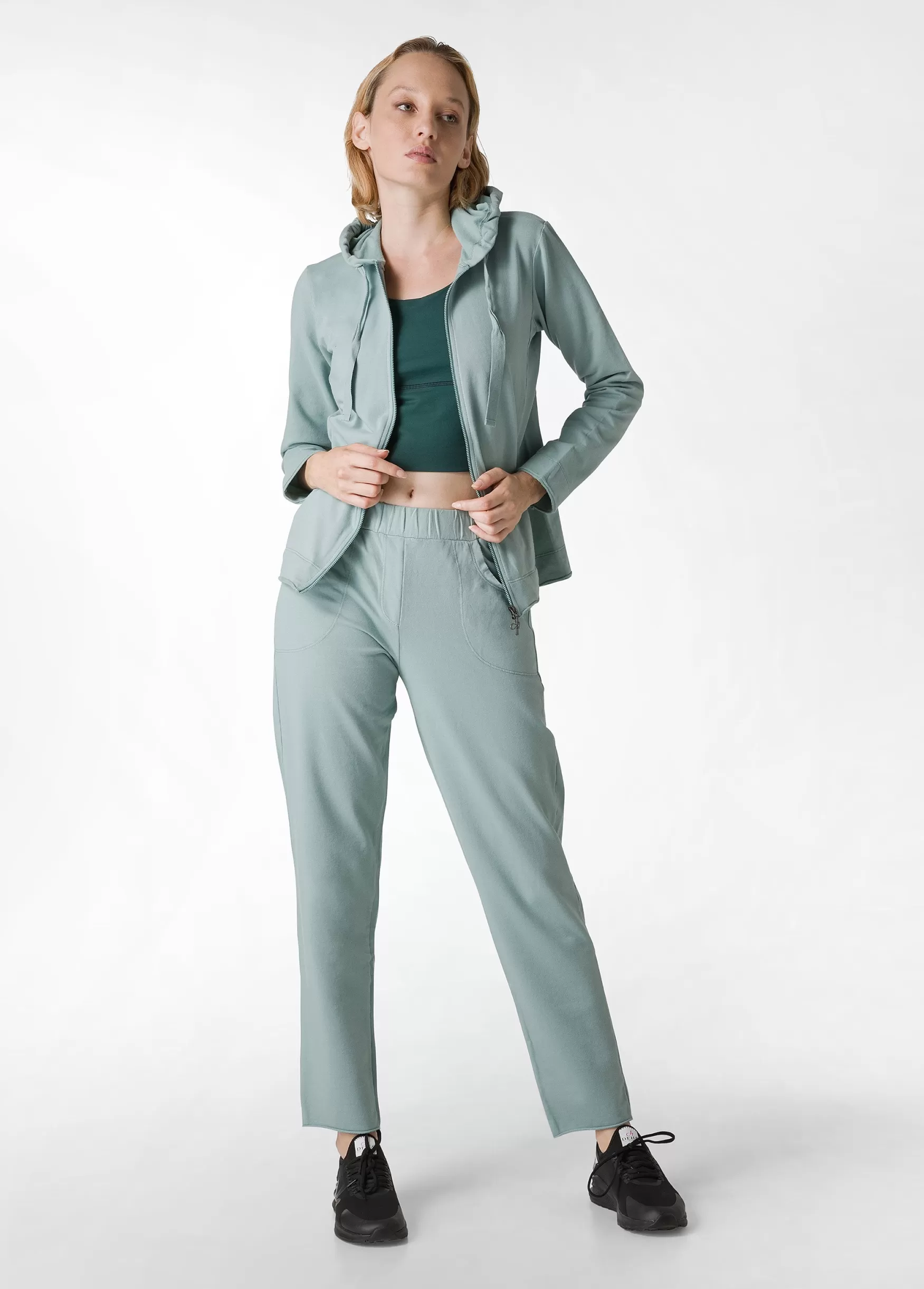 Best Sale DEHA Slim Fit Pants Green Sage Green