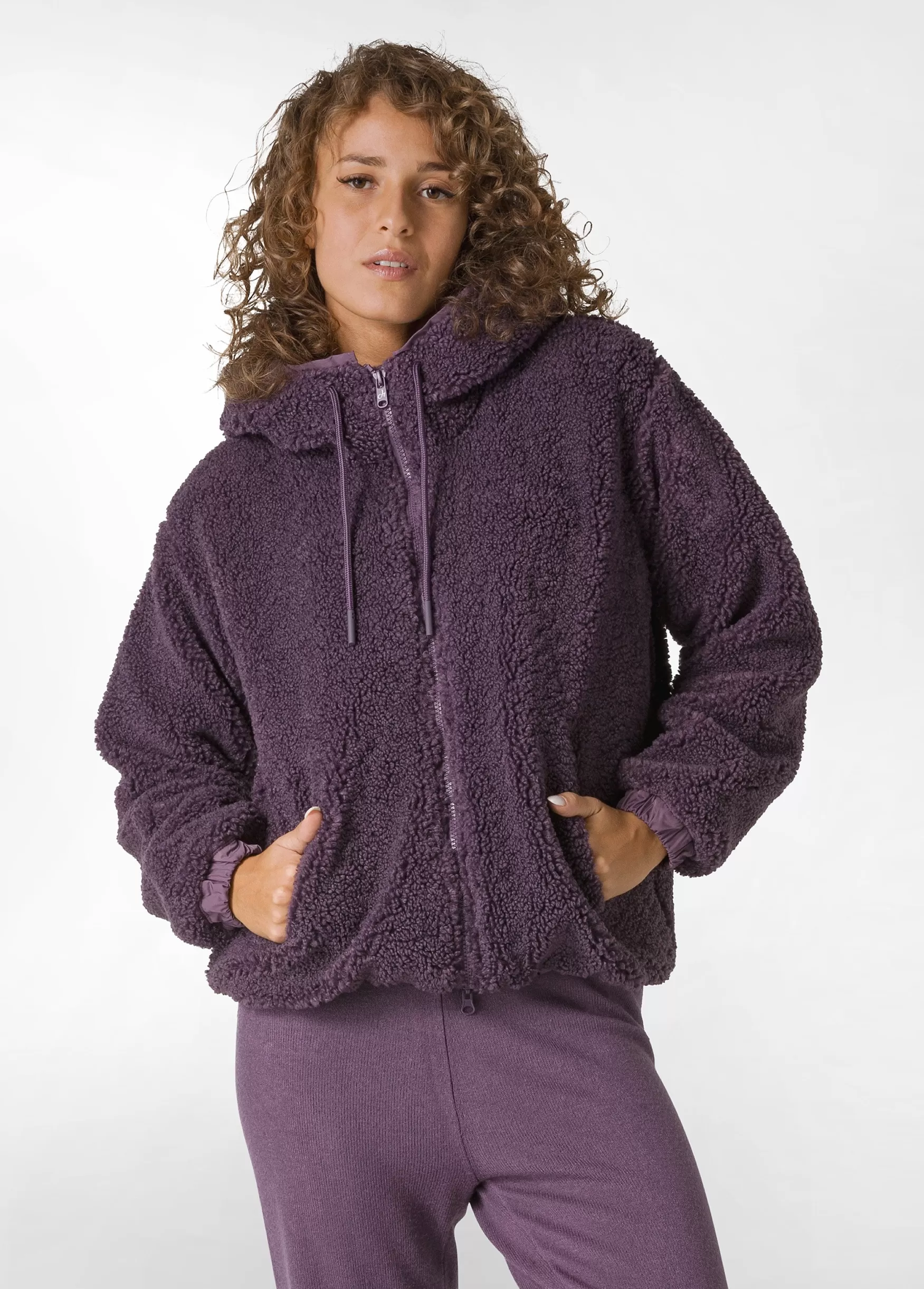 Store DEHA Teddy Jacket Purple Purple Violet
