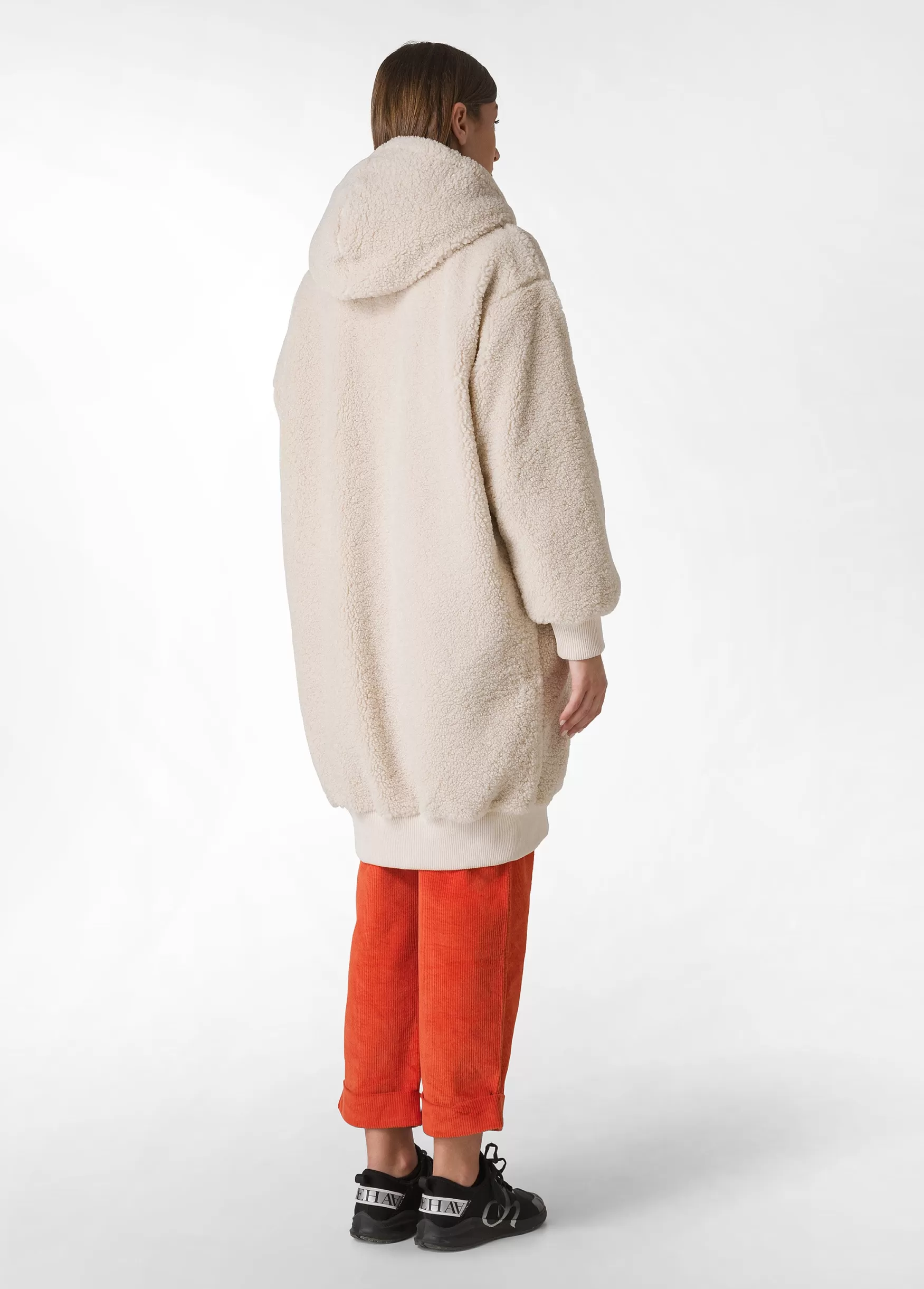 New DEHA Teddy Long Jacket Beige
