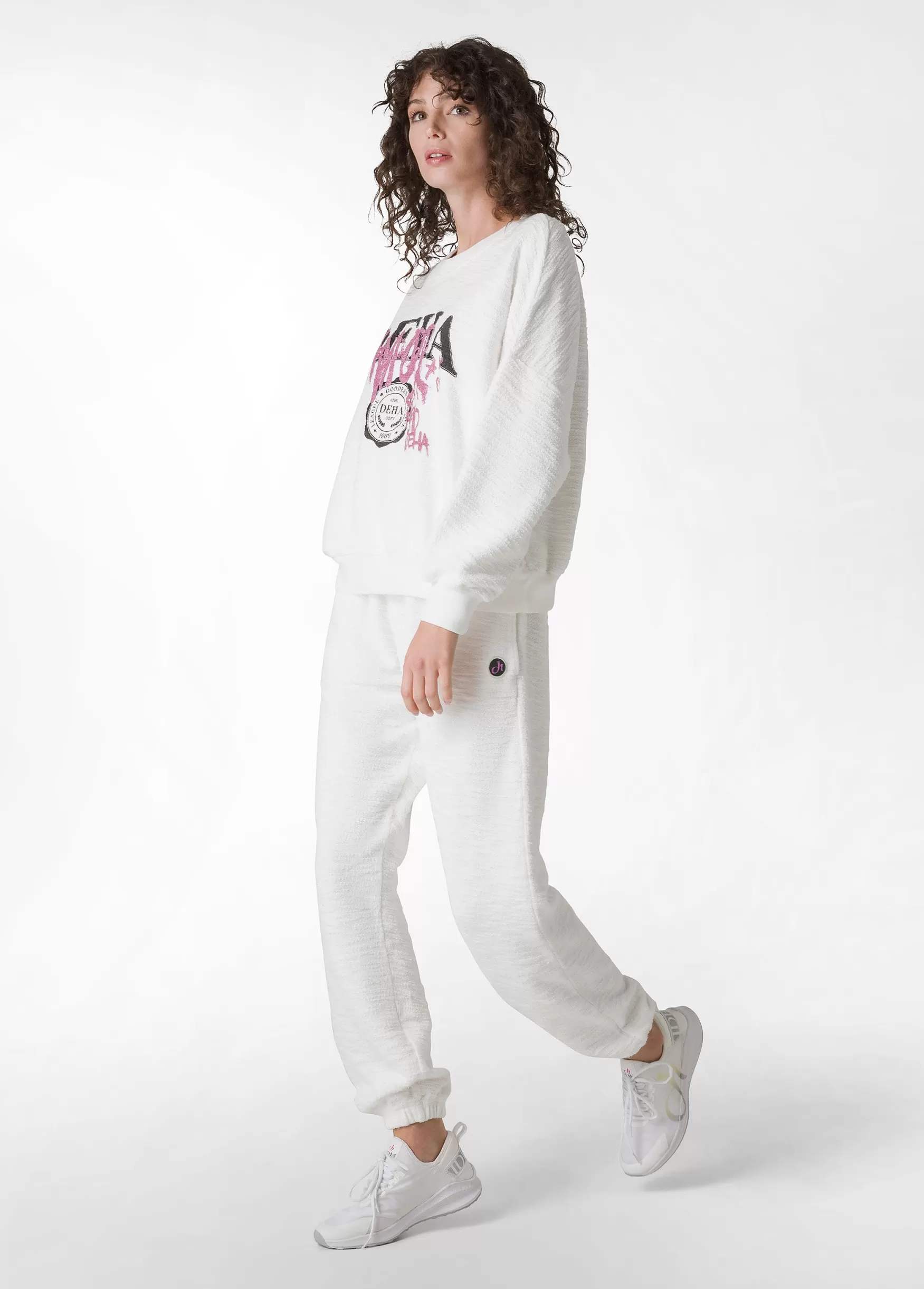 Discount DEHA Textured Jogger Pants White Milk White