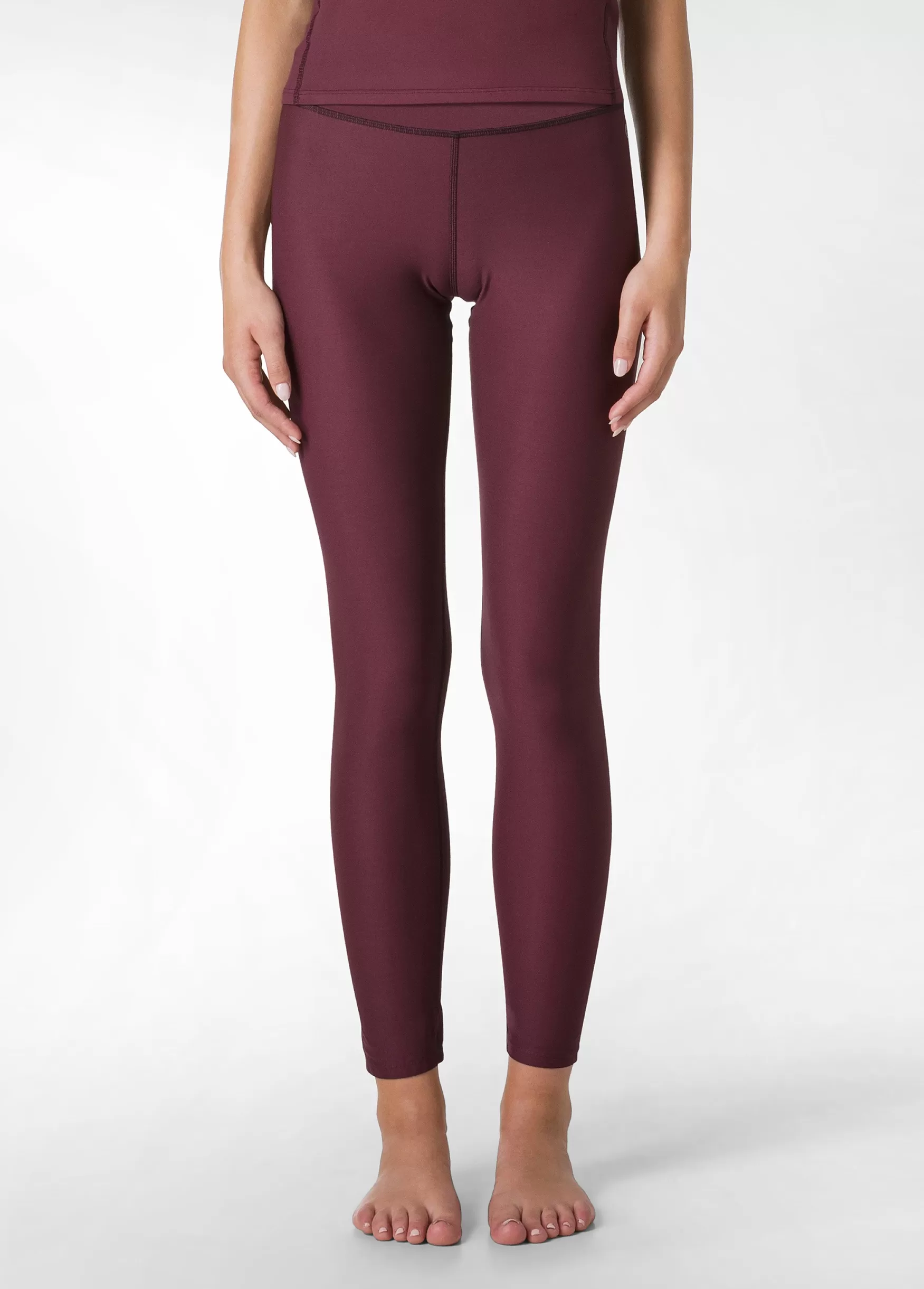 Hot DEHA Yoga Soft Touch Leggings Red Tibetan Red
